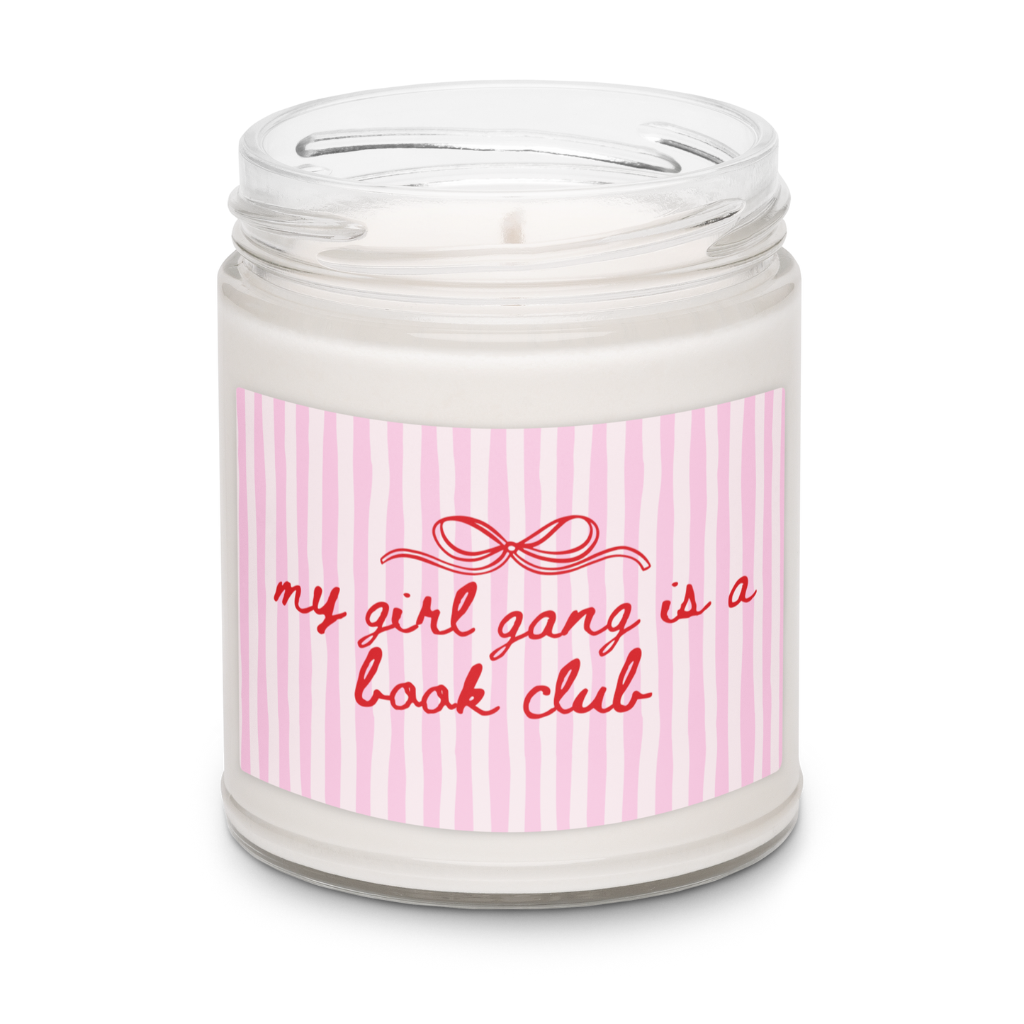 My Girl Gang Is a Book Club Candle